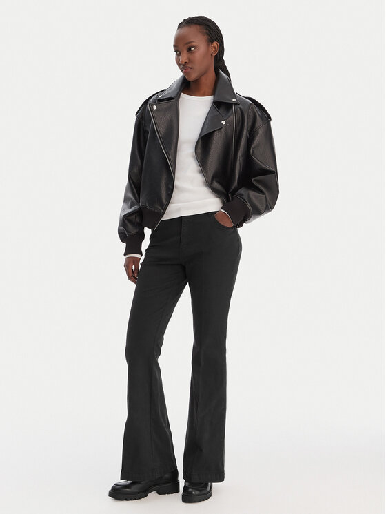 HUGO HUGO Текстилни панталони Hizama 50555763 Черен Regular Fit