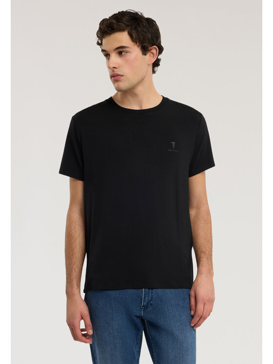 Trussardi Trussardi T-Shirt G0548000118N033 Czarny Regular Fit