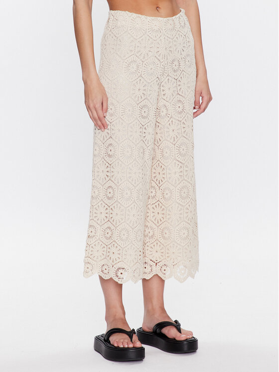 MAX&Co. MAX&Co. Culottes Olivella 77810523 Écru Regular Fit