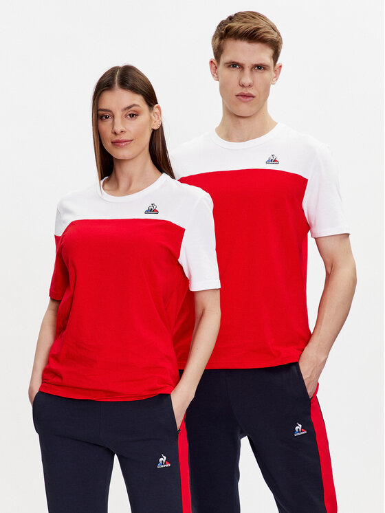Le Coq Sportif Tricou Unisex 2310366 Roșu Regular Fit
