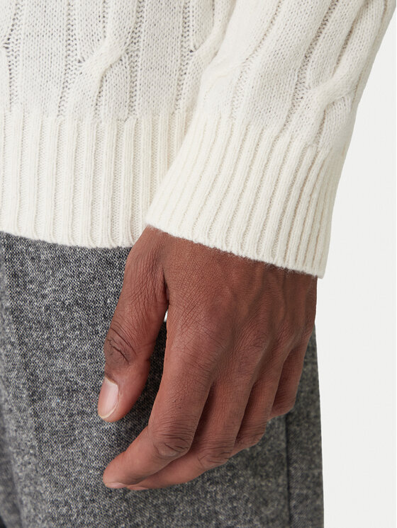 Gant Gant Pulover 8050213 Écru Regular Fit