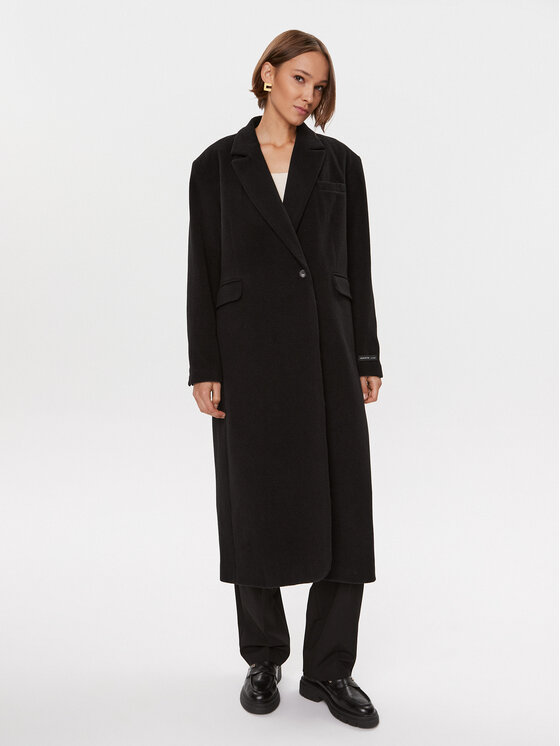 Herskind Herskind Wollmantel Wanda 4908816 Schwarz Oversize