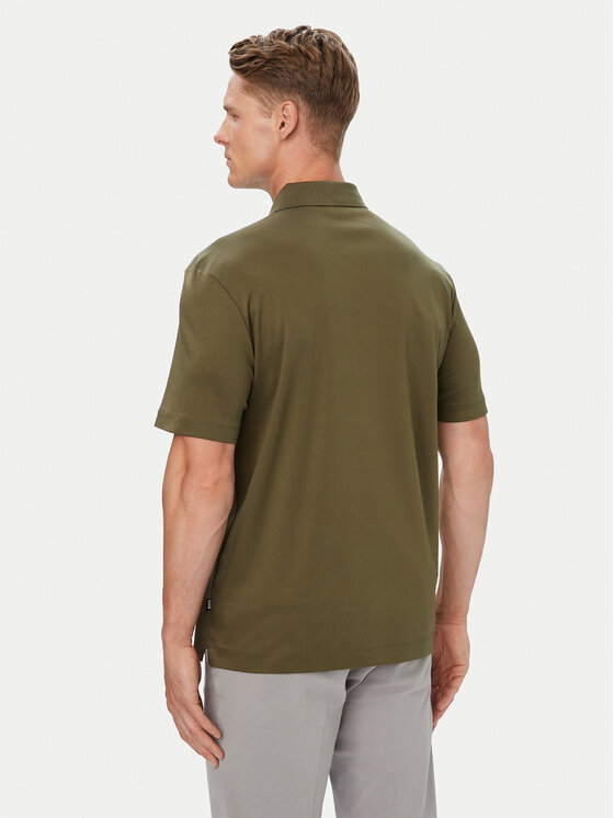 BOSS BOSS Tricou polo C-Parris 01 50555829 Verde închis Regular Fit