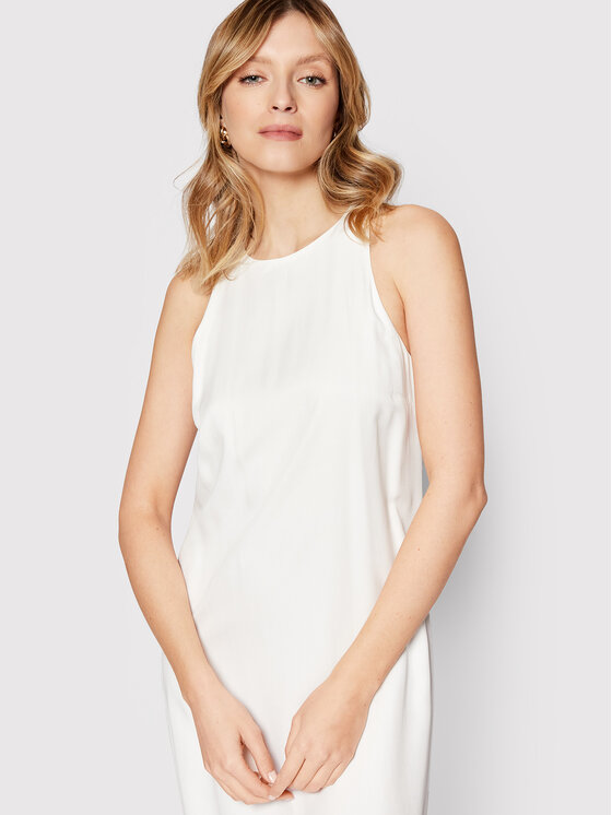 Calvin Klein Calvin Klein Sukienka codzienna K20K203827 Biały Regular Fit