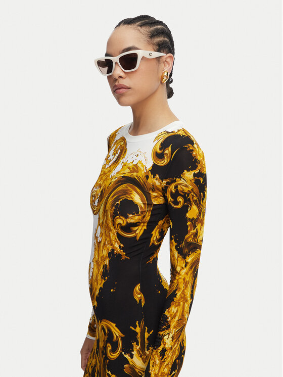 Versace Jeans Versace Jeans Vestito da giorno 80HAO9P0 JS547 Nero Slim Fit