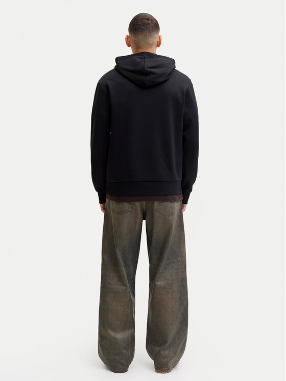 Jack & Jones Jack & Jones Mikina Corp 12268422 Čierna Regular Fit