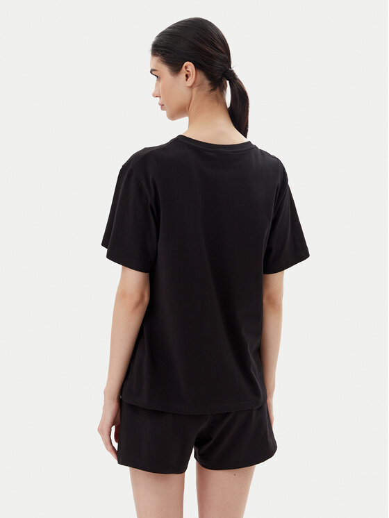 EA7 Emporio Armani EA7 Emporio Armani Póló 7W000029 AF10373 UC001 Fekete Loose Fit