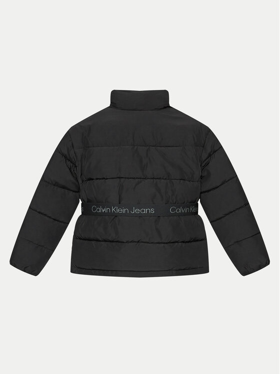 Calvin Klein Jeans Calvin Klein Jeans Žieminė striukė IG0IG02592 D Juoda Slim Fit