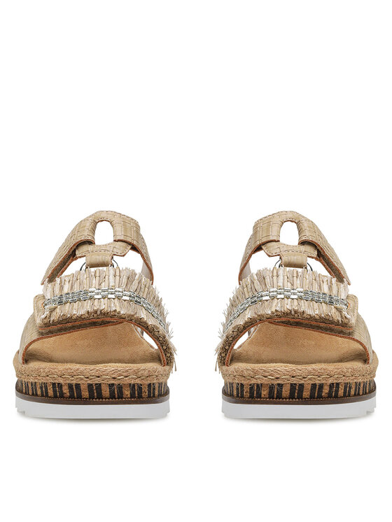 Rieker Rieker Pantoletten V79K8-60 Beige