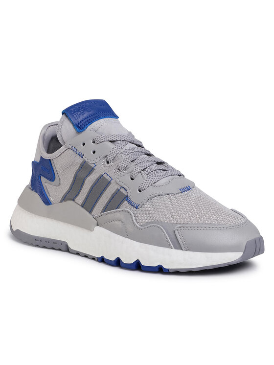 adidas Chaussures Nite Jogger FW2056 Gris • Modivo.fr