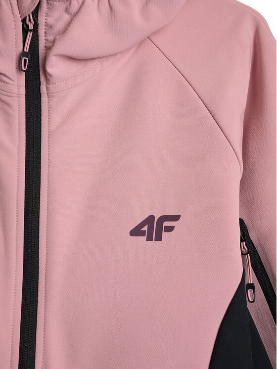 4F 4F Kurtka outdoor TREKKING Różowy jasny Regular Fit