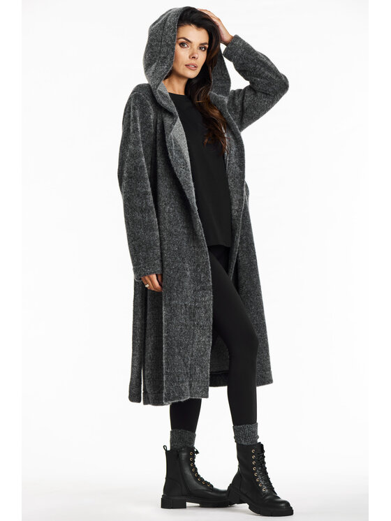 Awama Awama Kabát A682 Šedá Basic Fit