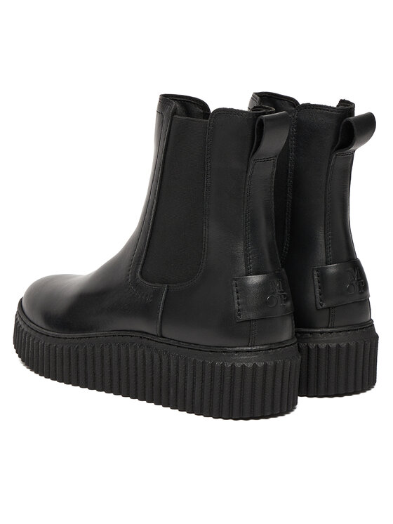 Marc O'Polo Marc O'Polo Jātnieku stila puszābaki SS2M3029 990 Melns