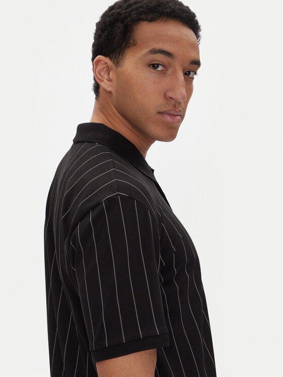 Fila Fila Poloshirt Linter FAM0923 Schwarz Regular Fit