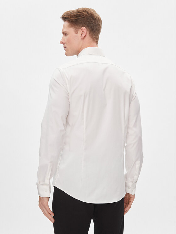 Calvin Klein Calvin Klein Košile K10K112301 Bílá Slim Fit