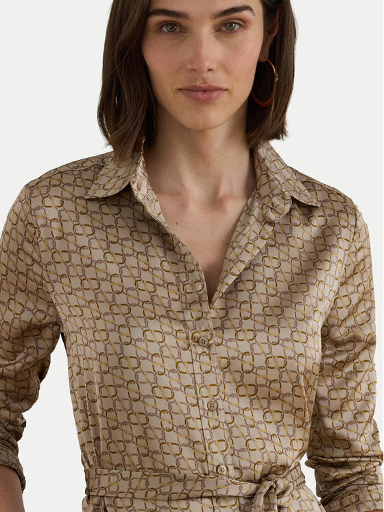 LAUREN RALPH LAUREN LAUREN RALPH LAUREN Marškinių tipo suknelė 200979803001 Smėlio Regular Fit