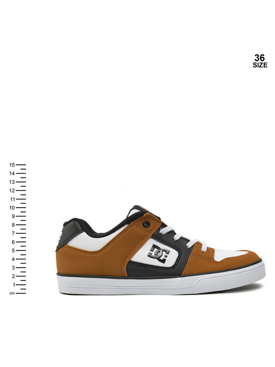 DC Shoes DC Shoes Sneakersy Pure Elastic ADBS300256-WEW Hnedá