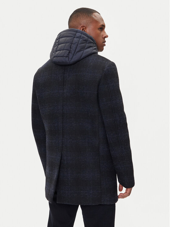 Geox Geox Cappotto invernale Claudio M5615A T3289 F0388 Blu scuro Regular Fit
