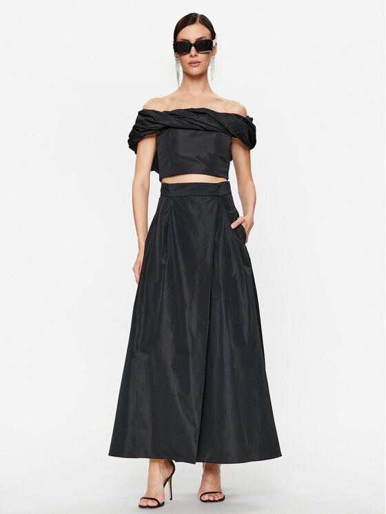 PINKO Pinko Bluză Moderatore 101709 Y3LE Negru Slim Fit