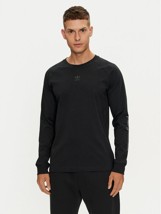 adidas S dlouhým rukávem Graphic IM9879 Černá Regular Fit | Modivo.cz