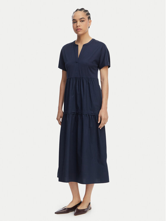 Weekend Max Mara Rochie de vară Capsula 2615621032 Bleumarin Regular Fit