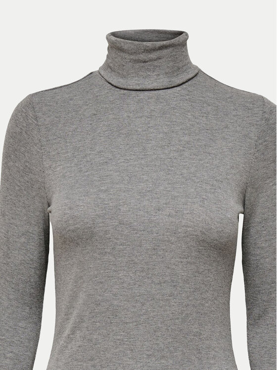 ONLY ONLY Dolčevita Sille 15256046 Siva Slim Fit