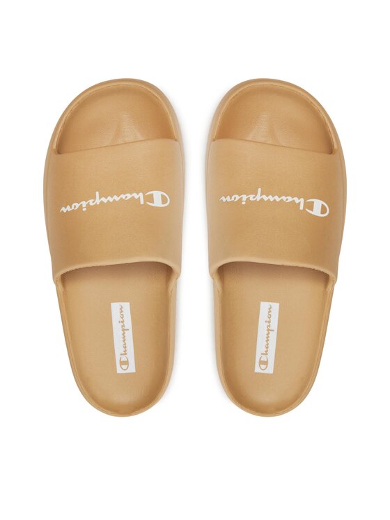 Champion Pantoletten Soft Slipper Slide S22255-CHA-MS041 Beige 