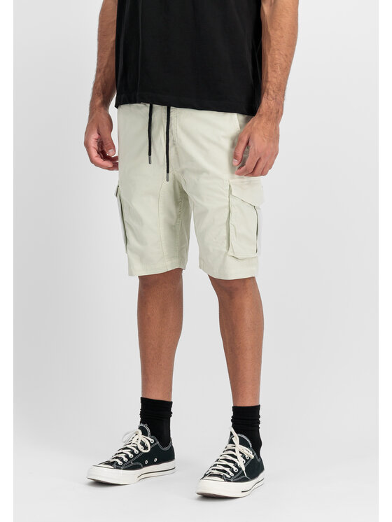 Alpha Industries Alpha Industries Szorty sportowe Cotton Twill Jogger Short Szary Regular Fit