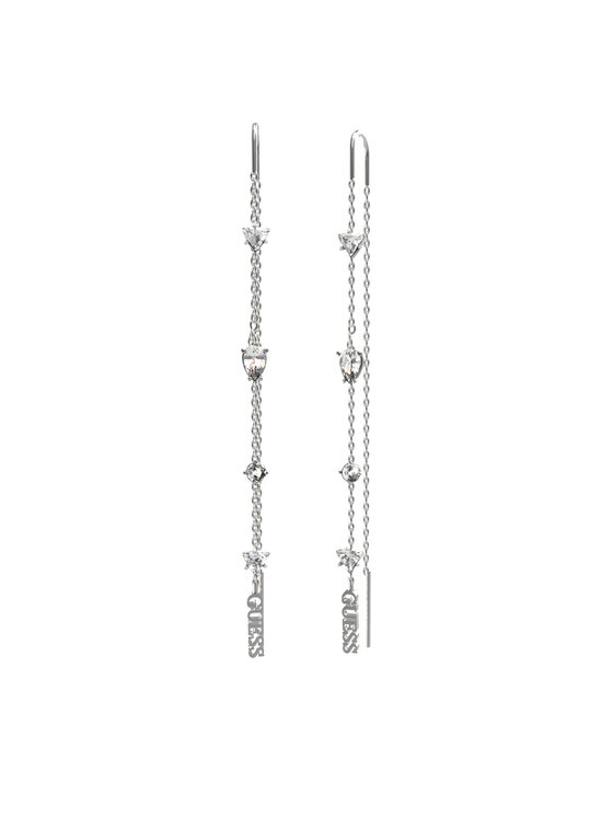 Guess Guess Naušnice JUBE04 412JW Srebrna