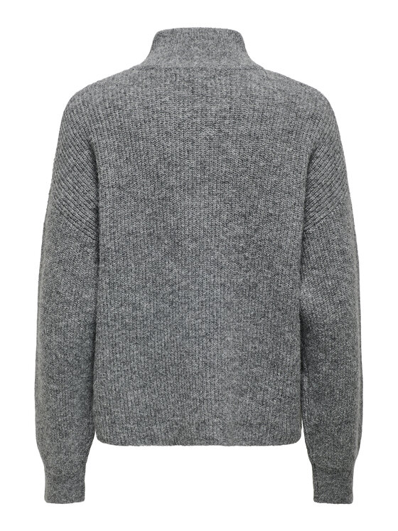 ONLY ONLY Pulover Tokyo 15317865 Gri Standard Fit