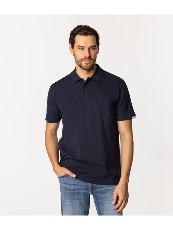 Lee Cooper Lee Cooper Polo ALFI 4146 Granatowy Regular Fit