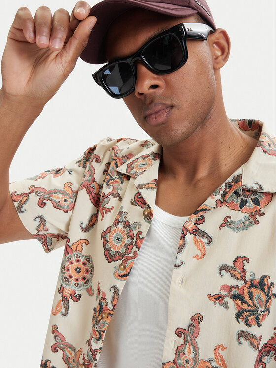 Billabong Billabong Риза Vacay EBYWT03019 Бежов Relaxed Fit