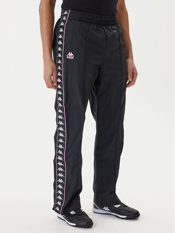 Kappa Kappa Pantaloni trening 361W7JW Negru Comfort Fit