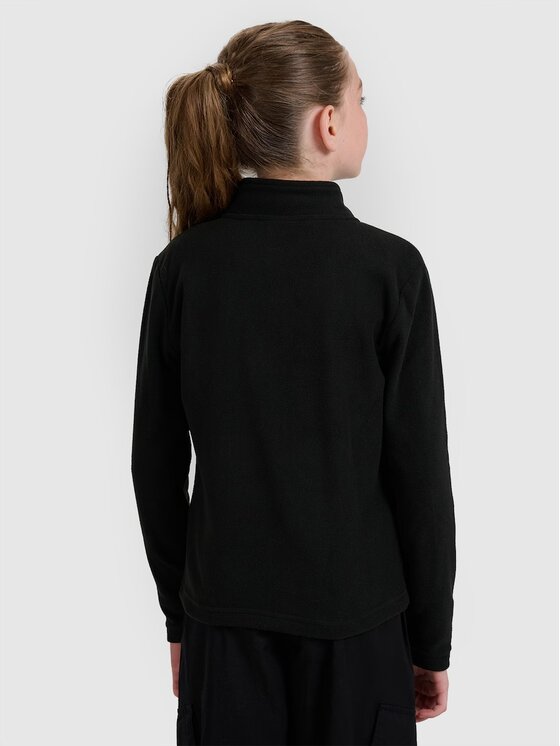 4F 4F Bluza BASIC+ Czarny Slim Fit