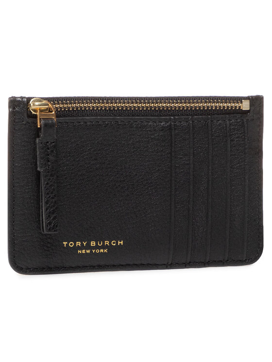 top zip card case