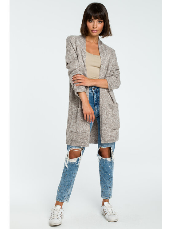 BeWear BeWear Sweter bk001 Brązowy Custom Fit