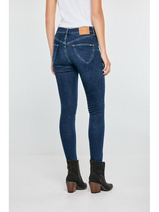BIG STAR BIG STAR Jeansy AMELA Niebieski Skin Fit