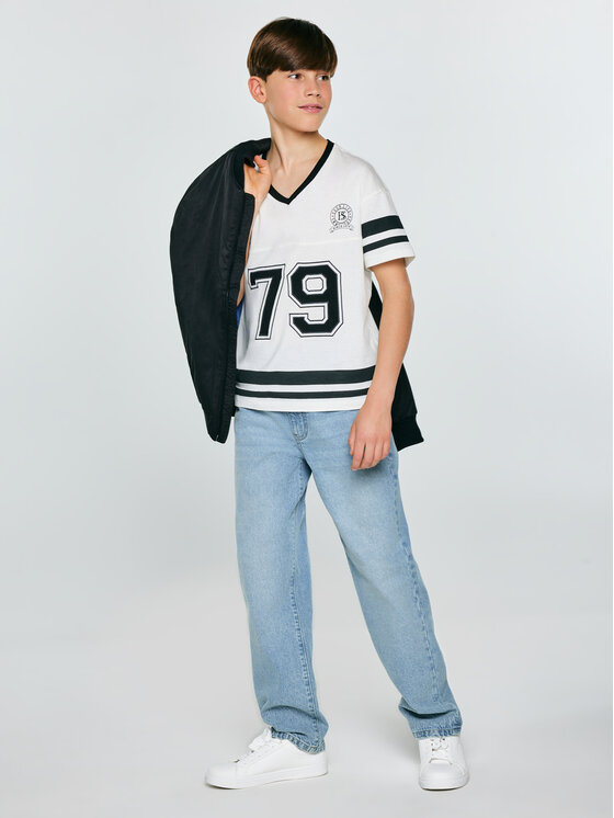BIG STAR BIG STAR T-Shirt KIKER Biały Comfort Fit