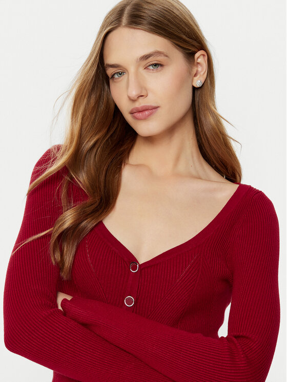 Guess Guess Ζακέτα W5RR08 Z2V62 Κόκκινο Regular Fit