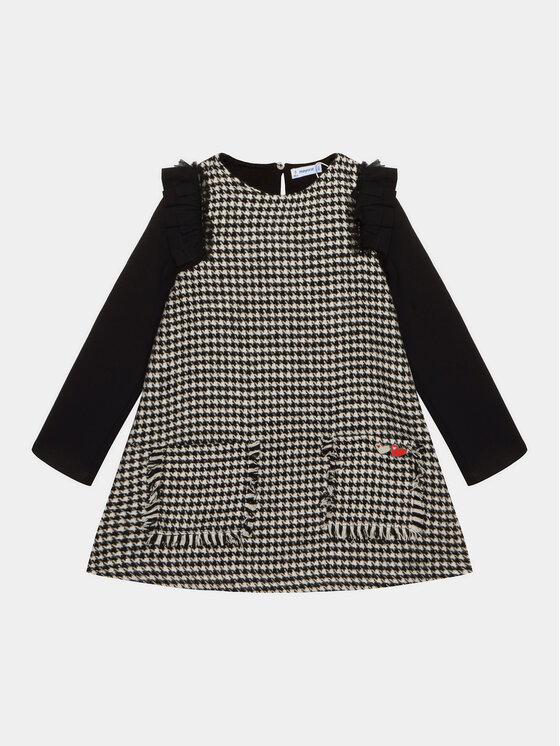 Mayoral Mayoral Sukienka codzienna 4.921 Czarny Regular Fit