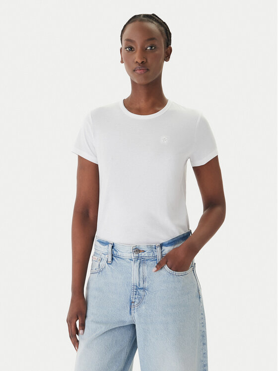 BOSS BOSS Футболка Eventsa10 50557843 Білий Slim Fit