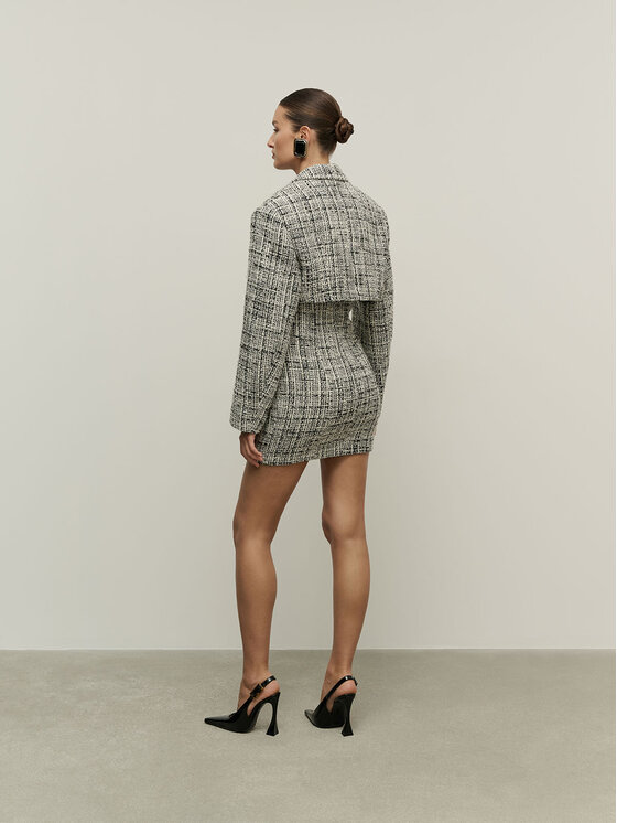 La Mania La Mania Marynarka DONNA Czarny Classic Fit