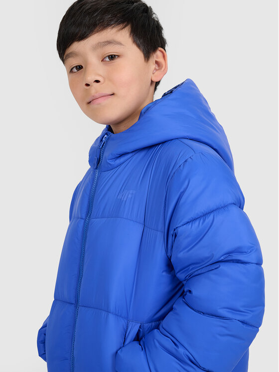 4F 4F Kurtka puchowa OUTERWEAR Niebieski Regular Fit