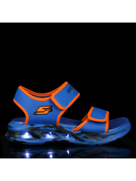 Skechers Skechers Sandały Sola Glow Sandal-Fusion Brights 407032L/BLOR Niebieski