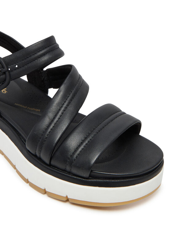 Clarks Clarks Sandały Tuscan Strap 26181473 Czarny
