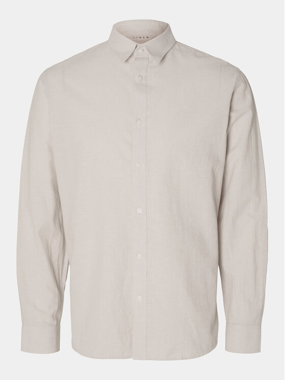 Selected Homme Selected Homme Cămașă 16078867 Bej Slim Fit