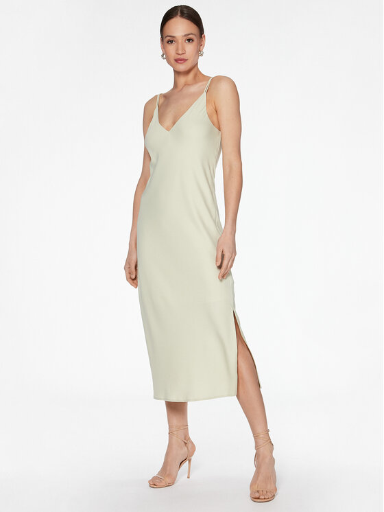 Calvin Klein Calvin Klein Kokteilikleit K20K205542 Roheline Slim Fit