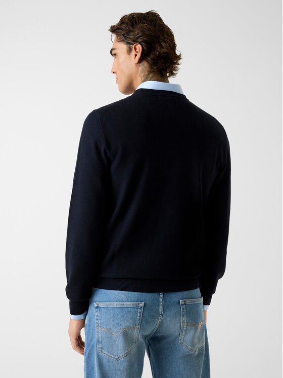 Guess Guess Sweter 180301 Niebieski Classic Fit