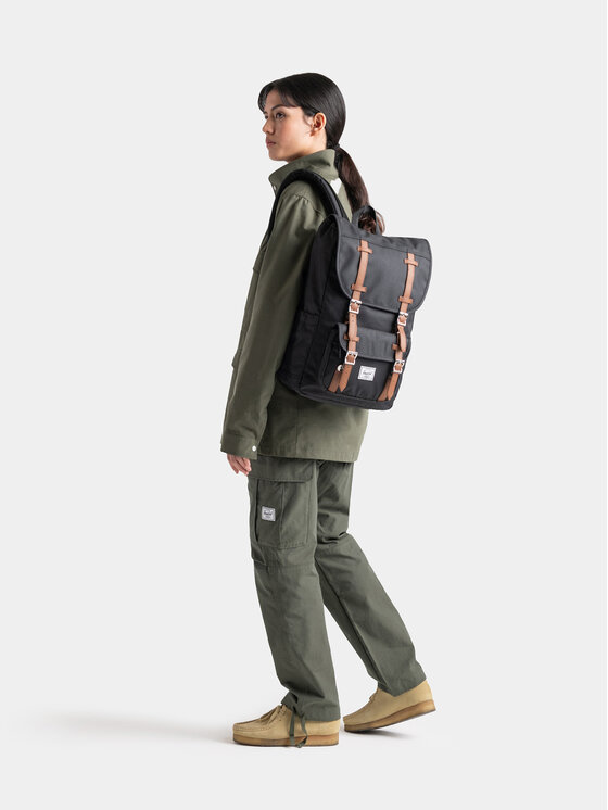 Herschel Herschel Rucsac Herschel Little America™ Mid Backpack 11391-00001 Negru