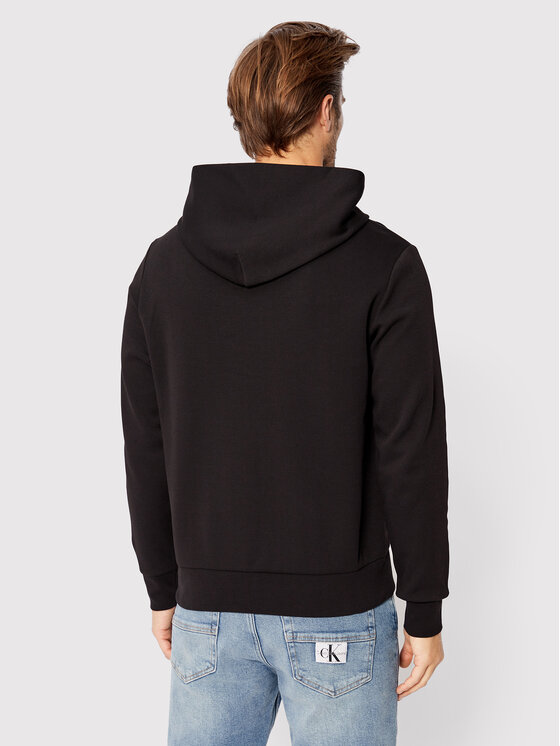 Calvin Klein Calvin Klein Μπλούζα Micro Logo K10K109927 Μαύρο Relaxed Fit